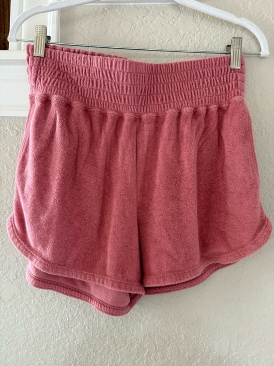 Abercrombie & Fitch Pants - Abercrombie & Fitch Soft Pink Women's Terry Lounge Shorts